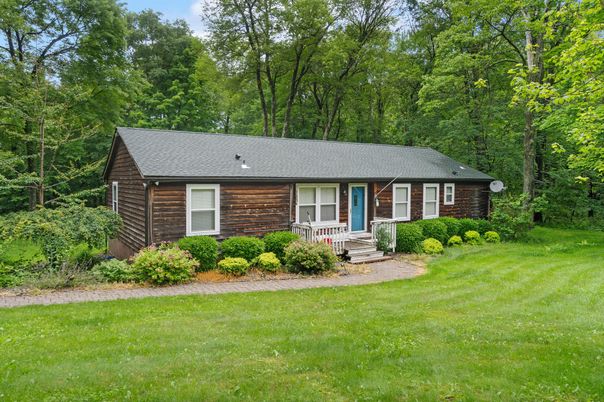 Backyard, Exterior, Facade, Log Home