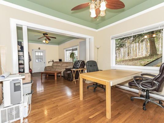 Home Office, Interior, Wood Texture Flooring