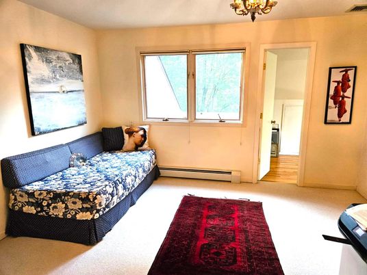 Bedroom, Chandelier, Interior