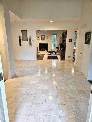 Fireplace, Interior, Living room, Recessed Lighting