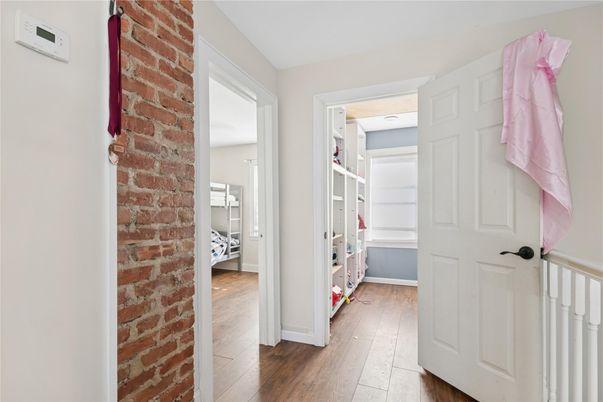 Interior, Stone Walls, Wood Texture Flooring