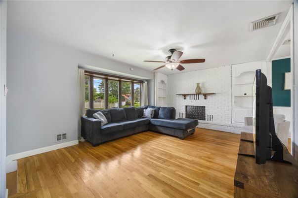Fireplace, Interior, Living room, Stone Walls, Wood Texture Flooring