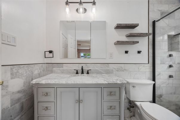 Bathroom, Interior, Marble Walls