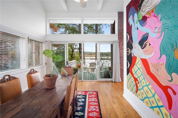 Dining room, Interior, Water, Wood Texture Flooring