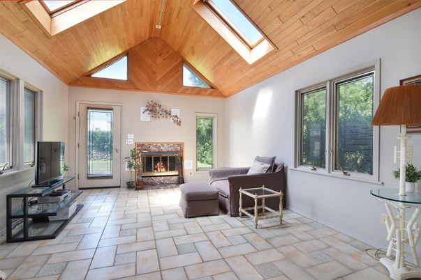 Fireplace, Interior, Wooden Ceilings