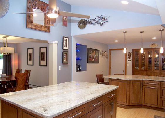 Interior, Pendant Lights, Recessed Lighting, Wood Texture Flooring