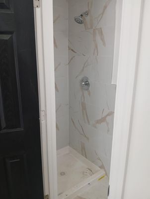 Bathroom, Interior, Marble Walls