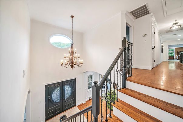 Chandelier, Interior, Wood Texture Flooring