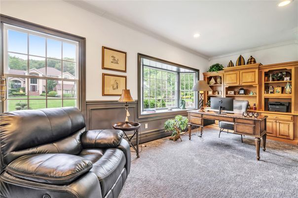 Home Office, Interior, Recessed Lighting