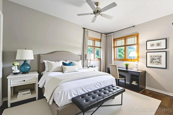 Bedroom, Interior, Wood Texture Flooring