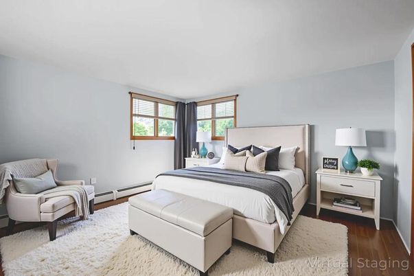 Bedroom, Interior, Wood Texture Flooring