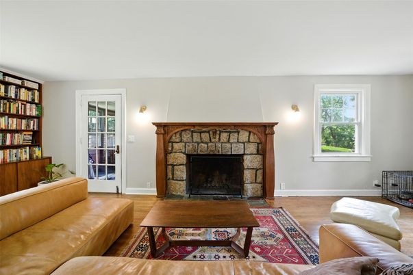 Fireplace, Interior, Living room, Wood Texture Flooring