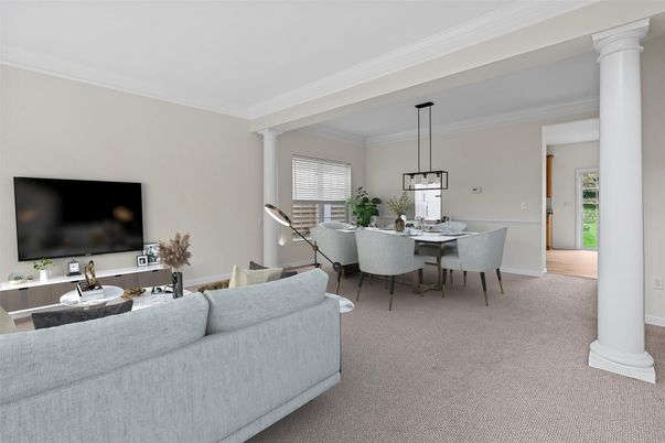 Dining room, Interior, Living room, Pendant Lights