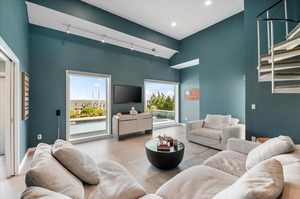 Interior, Living room, Recessed Lighting