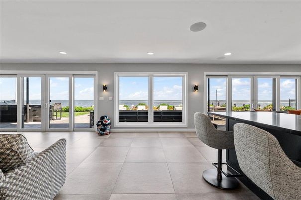 Home Office, Interior, Recessed Lighting, Water