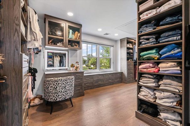 Interior, Recessed Lighting, Walk-in Closets, Wood Texture Flooring