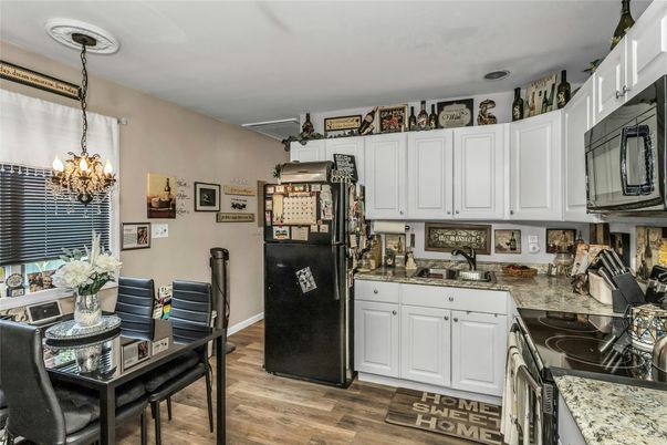 Chandelier, Dining room, Interior, Kitchen, Wood Texture Flooring
