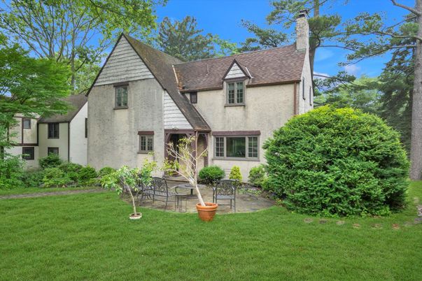 Backyard, Exterior, Facade, Tudor Revival