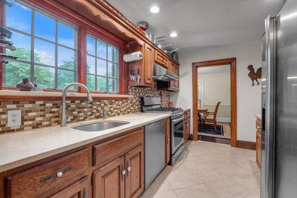 Interior, Kitchen, Recessed Lighting, Stainless Steel Appliances