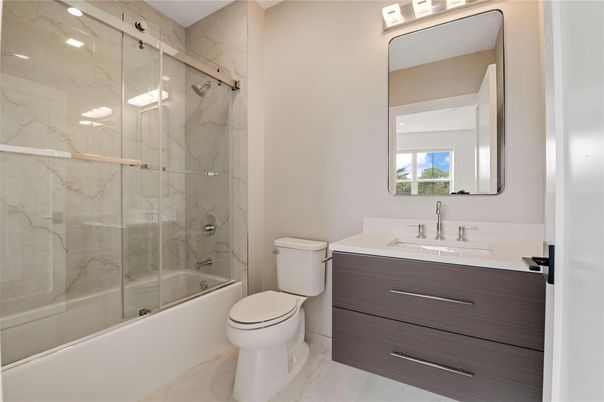 Bathroom, Glass Shower, Interior, Marble, Marble Walls