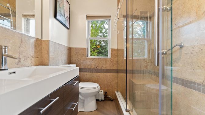 Bathroom, Glass Shower, Interior