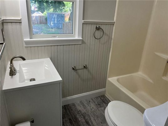 Bathroom, Interior, Wood Texture Flooring