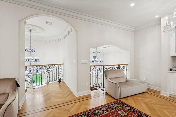 Chandelier, Interior, Recessed Lighting, Wood Texture Flooring
