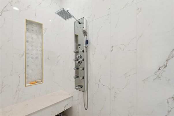 Bathroom, Interior, Marble Walls