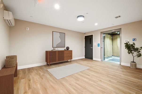 Interior, Recessed Lighting, Wood Texture Flooring
