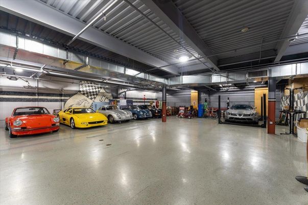 Garage, Interior, Recessed Lighting