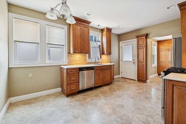 Interior, Kitchen, Recessed Lighting, Stainless Steel Appliances