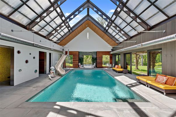 Glass Ceilings, Interior, Pool, Sun Room