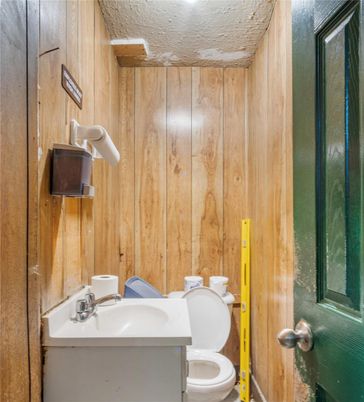 Bathroom, Interior, Wooden Walls