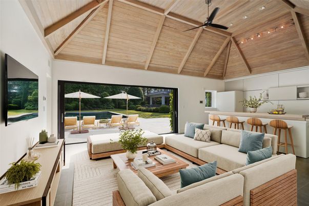 Interior, Living room, Wooden Ceilings