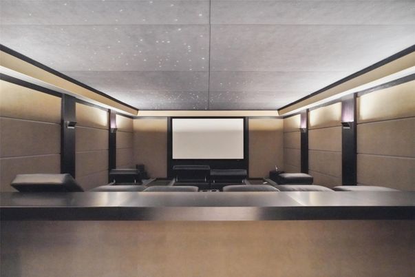 Interior, Projection Screen, Theatre Room