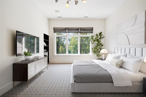 Bedroom, Interior, Recessed Lighting