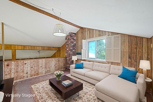 Interior, Living room, Pendant Lights, Wooden Walls