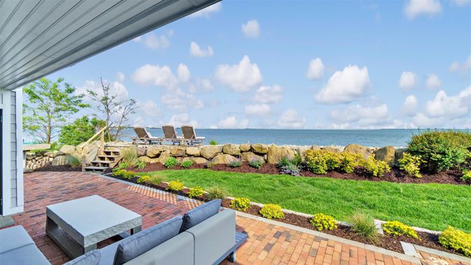 Backyard, Exterior, Solar Panels, Water