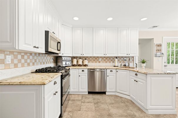 Interior, Kitchen, Recessed Lighting, Stainless Steel Appliances