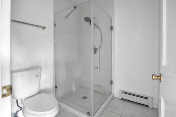 Bathroom, Glass Shower, Interior, Marble