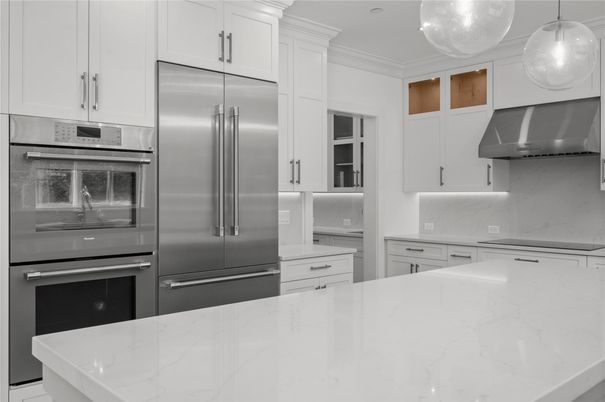 Interior, Kitchen, Pendant Lights, Stainless Steel Appliances