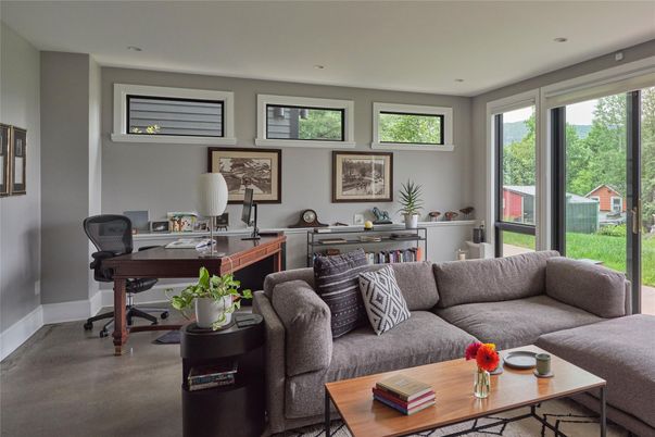Home Office, Interior, Living room, Recessed Lighting