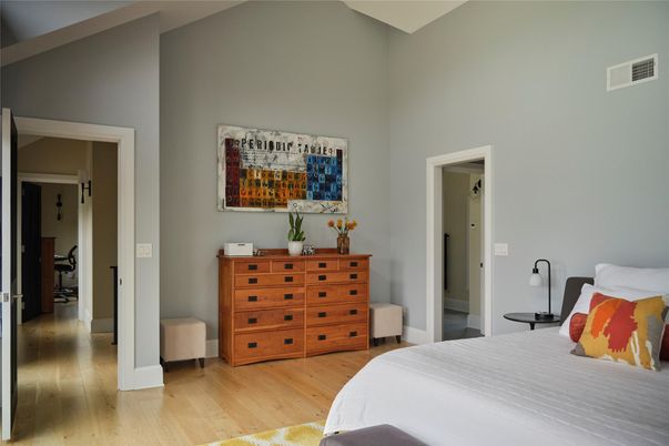 Bedroom, Interior, Wood Texture Flooring