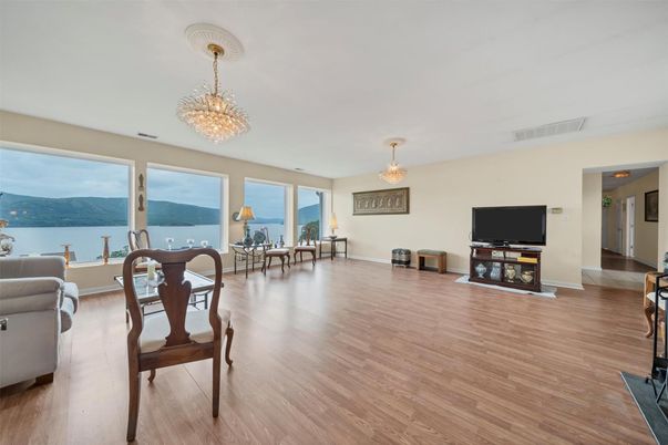 Chandelier, Dining room, Interior, Water, Wood Texture Flooring