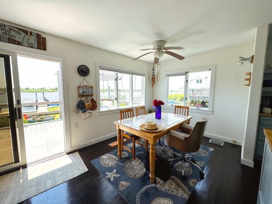 Dining room, Interior, Wood Texture Flooring