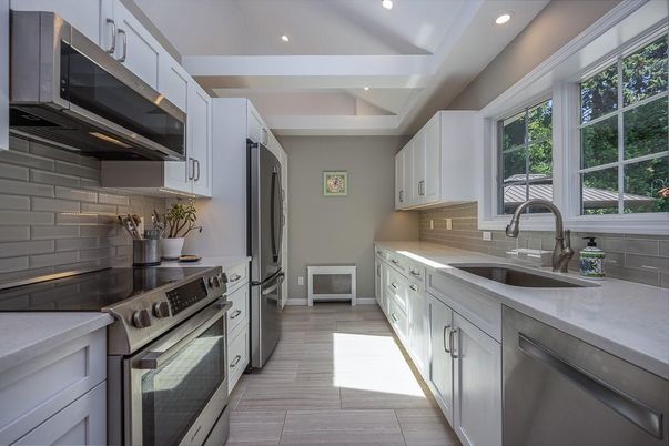 Interior, Kitchen, Recessed Lighting, Stainless Steel Appliances