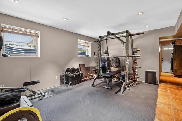 Fitness Equipment, Interior, Recessed Lighting