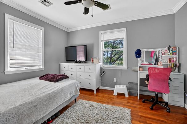 Bedroom, Home Office, Interior, Wood Texture Flooring