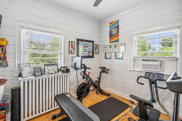 Fitness Equipment, Interior, Wood Texture Flooring