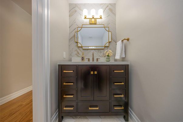 Bathroom, Interior, Wood Texture Flooring